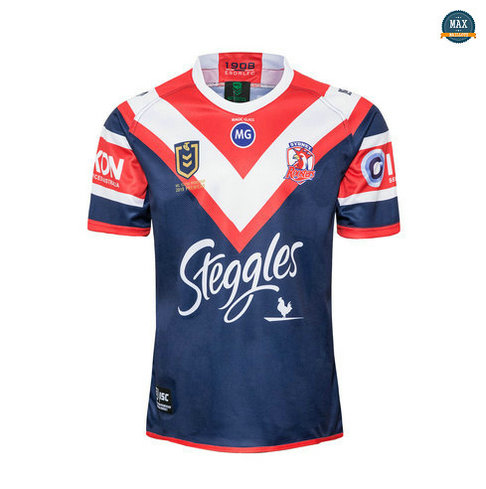 Max Maillot Rugby Sydney Roosters champion 2019/20