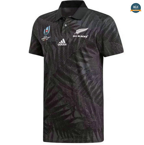 Max Maillot Rugby New Zealand All Blacks POLO Coupe du monde 2019/20